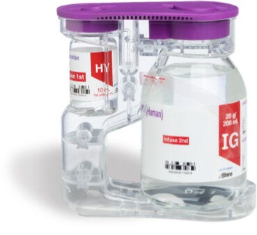 HyQvia Dual Vial Unit photo.
